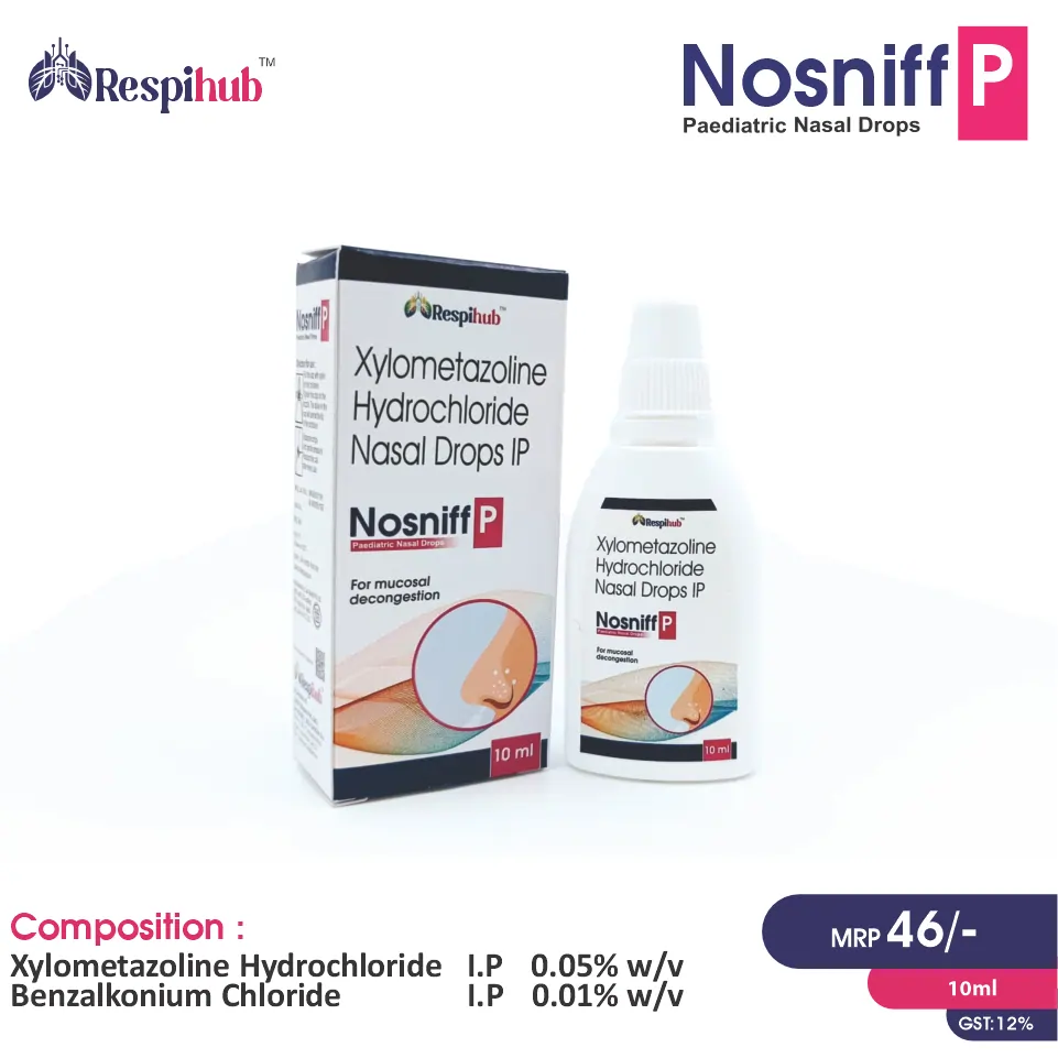 Xylometazoline (0.05% w/v) Nasal Spray at the best price in PCD Pharma Franchise for Nasal Decongestant and Relief from Nasal Congestion